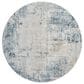 Surya Brunswick 7"10" Round Dusty Sage, Light Gray, Olive, Pale Blue, Taupe, Teal and Navy Area Rug, , large
