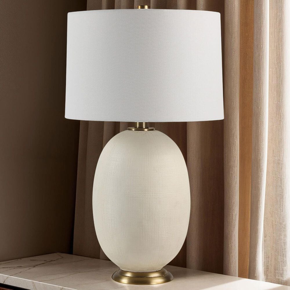 Renwil Cartagena Table Lamp in White, , large