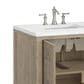 James Martin Vanities Breckenridge 30" Single Vanity in Whitewashed Oak with 3 cm White Zeus Quartz Top, , large