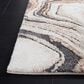 Safavieh Cyrus Shag CYR136A 2"2" x 7"9" Beige and Rust Runner, , large