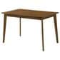 Armen Living Amaris 5-Piece Rectangular Dining Set with Charcoal Upholstery in Walnut, , large