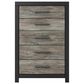 Ashley Broachmyn 5 Piece Twin Bookcase Bed Set in Black and Gray, , large