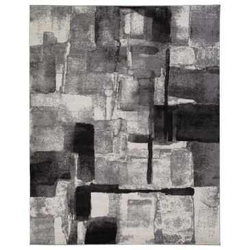 Signature Design by Ashley Brycebourne 7"10" x 10" Black, Cream and Gray Area Rug, , large
