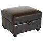 Baxton Studio Agustus Storage Ottoman in Brown, , large