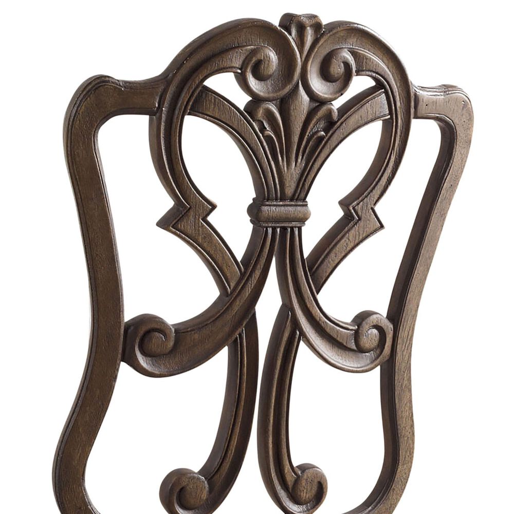 Hooker Furniture Rhapsody 19&quot; Side Chair in Aurora Ecru Cushion in Walnut &#40;Set of 2&#41;, , large