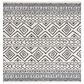 Safavieh Tulum TUL267 6"7" Square Ivory and Black Area Rug, , large