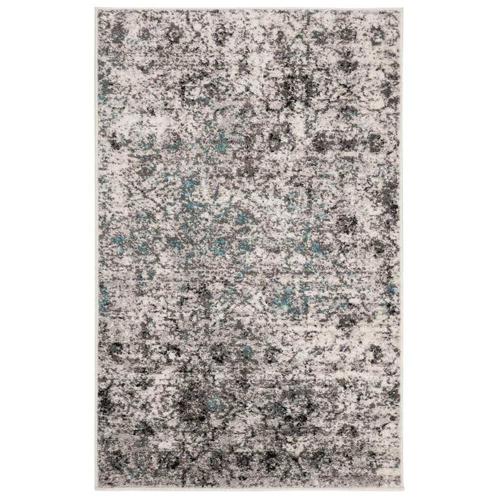 Safavieh Adirondack ADR135C 3" x 5" Grey and Black Area Rug, , large