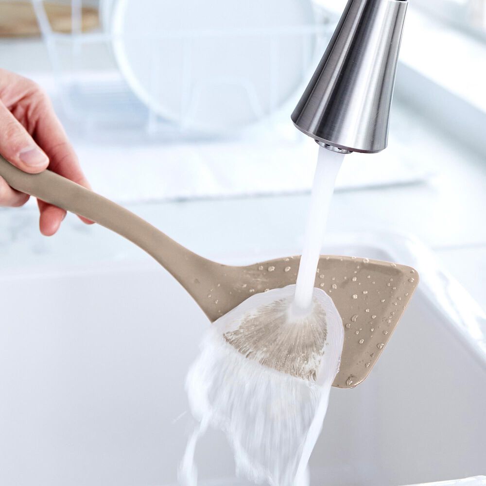 Green Pan Platinum Silicone Solid Turner in Taupe, , large