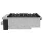 Cafe 36" Natural Gas Rangetop with 6-Burner in Matte Black and Brushed Stainless, , large