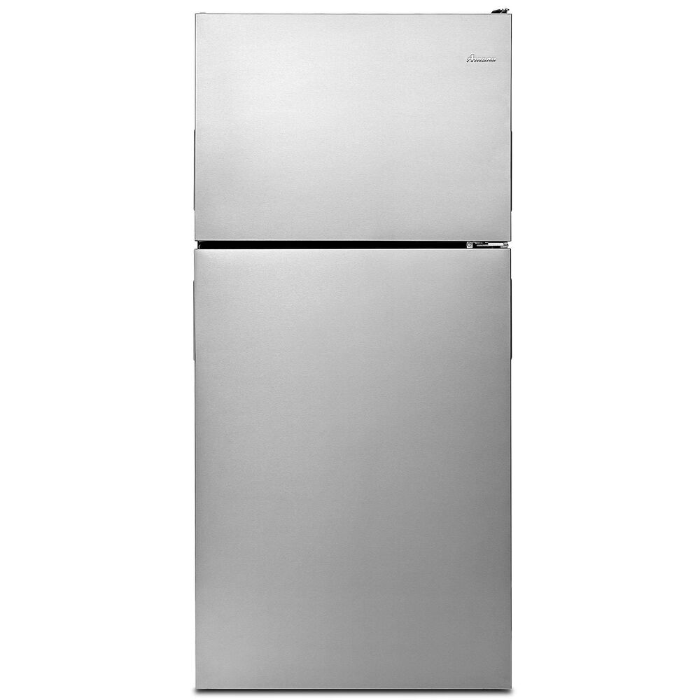 Amana 18 Cu. Ft. TopFreezer Refrigerator with Glass Shelves in