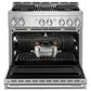 JennAir 36" Smart Professional Gas Range with Grill in Stainless Steel, , large