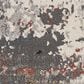 Nourison Tangra TNR02 2"2" x 7"6" Grey and Multicolor Runner, , large