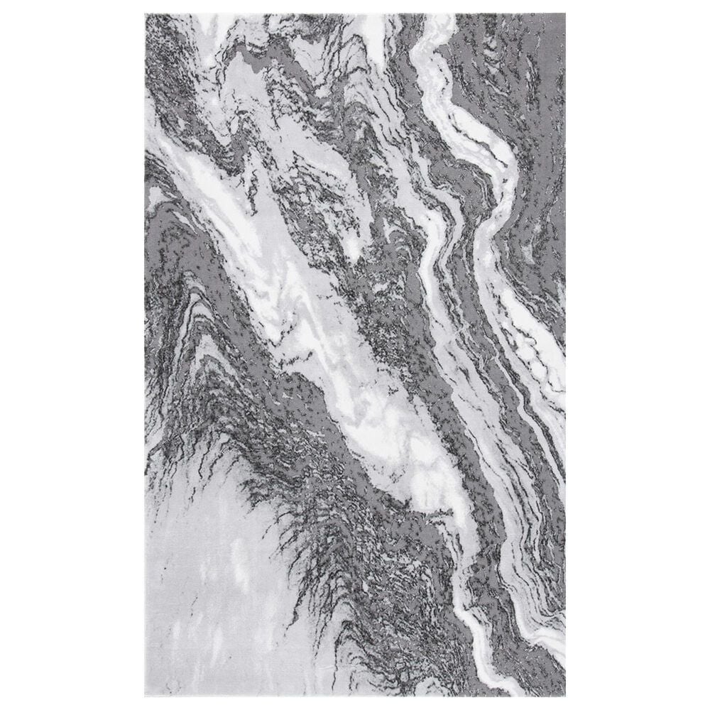 Safavieh Craft CFT844F 4" x 6" Light Grey and Grey Area Rug, , large