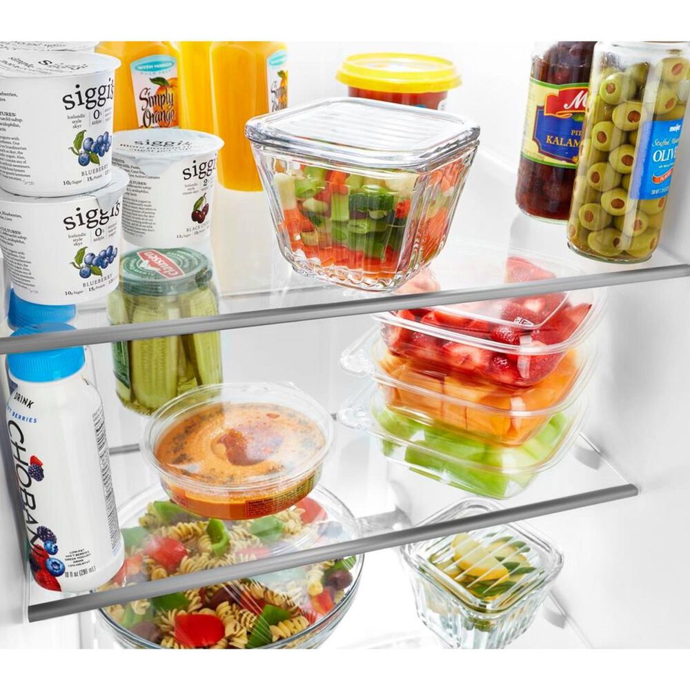 Whirlpool 24.5 Cu. Ft. 36" Wide Side-by-Side Refrigerator in Fingerprint Resistant in Black Stainless Steel, , large