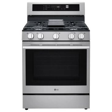 LG 6.3 Cu. Ft. Freestanding Gas Range in PrintProof Stainless Steel, , large