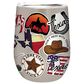 Carson Gifts Texas 12 Oz Stainless Wine Tumbler in Multicolor, , large