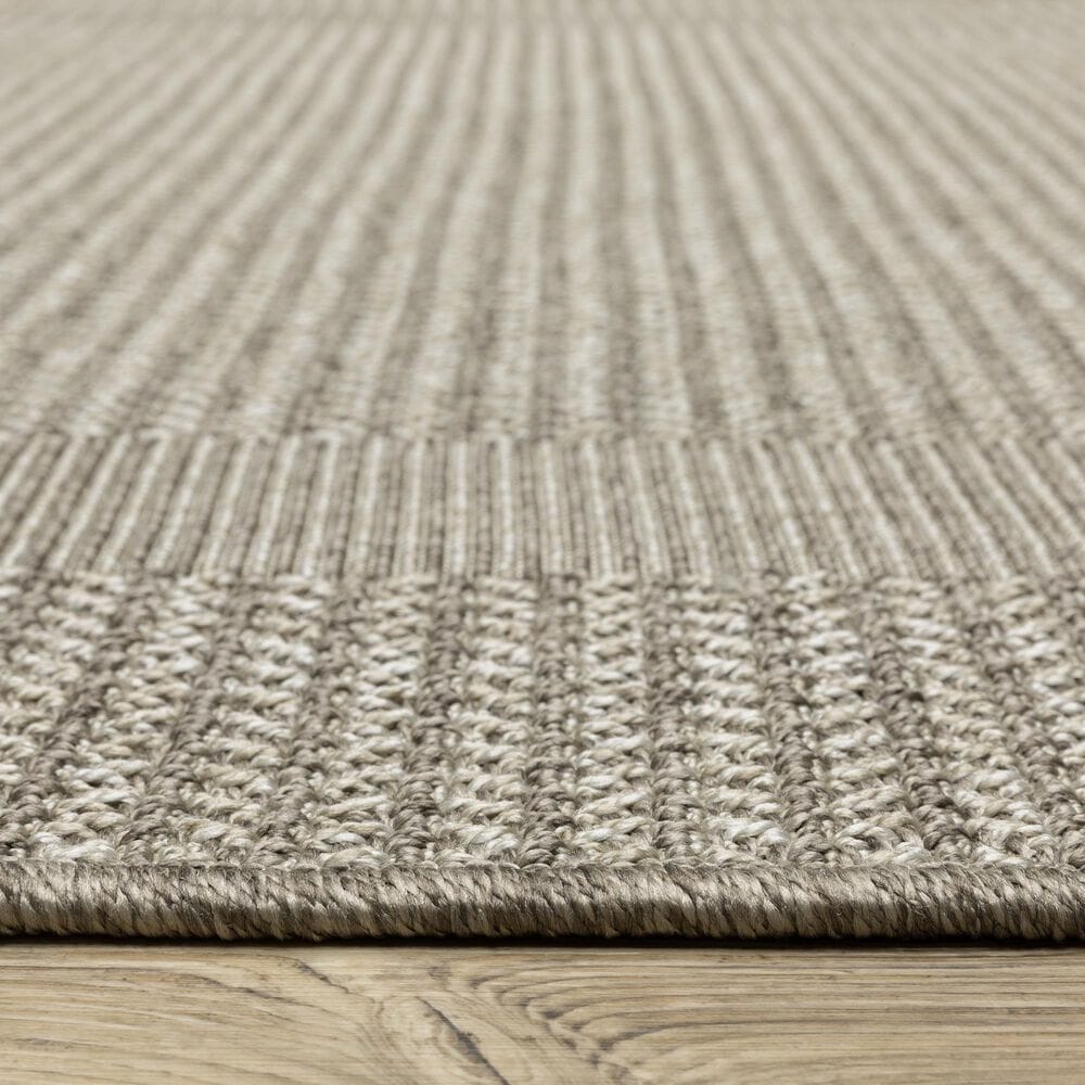 Oriental Weavers Caicos CA05A 3&#39;3&quot; x 5&#39; Grey Area Rug, , large