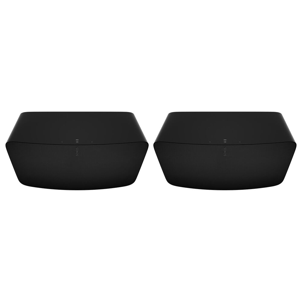 SONOS FIVE Wireless Smart Speaker in Black - Set of 2, , large