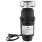 GE Appliances 1/2 HP Continuous Feed Corded Garbage Disposal in Black, , large