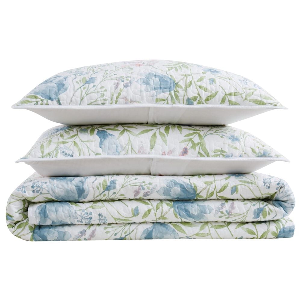 Pem America Cottage Classics Field 3-Piece Full/Queen Quilt Set, , large