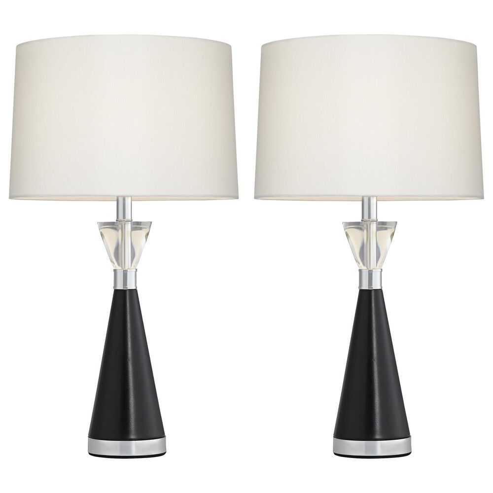 Pacific Coast Lighting Ella Table Lamp in Black (Set of 2), , large