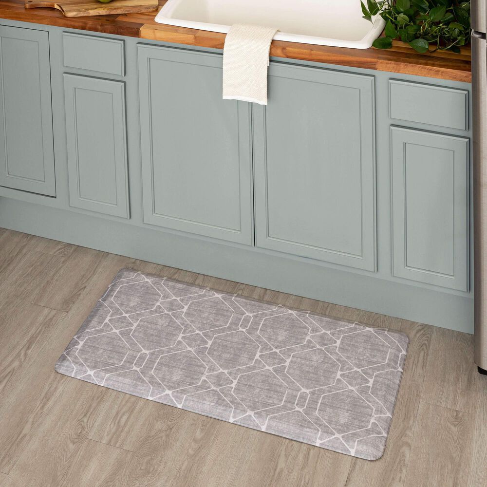 Mohawk Dri-Pro Deluxe Diamond Fret 1&#39;8&quot; x 3&#39;6&quot; Multicolor Area Rug, , large