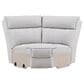 Ashley Social Pointe 5-Piece Power Symmetrical Reclining Sectional in Pearl and Ash, , large