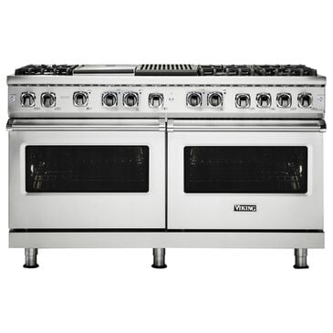 Viking Range 60" Liquid Propane Dual Fuel Range in Stainless Steel, , large