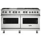 Viking Range 60" Liquid Propane Dual Fuel Range in Stainless Steel, , large