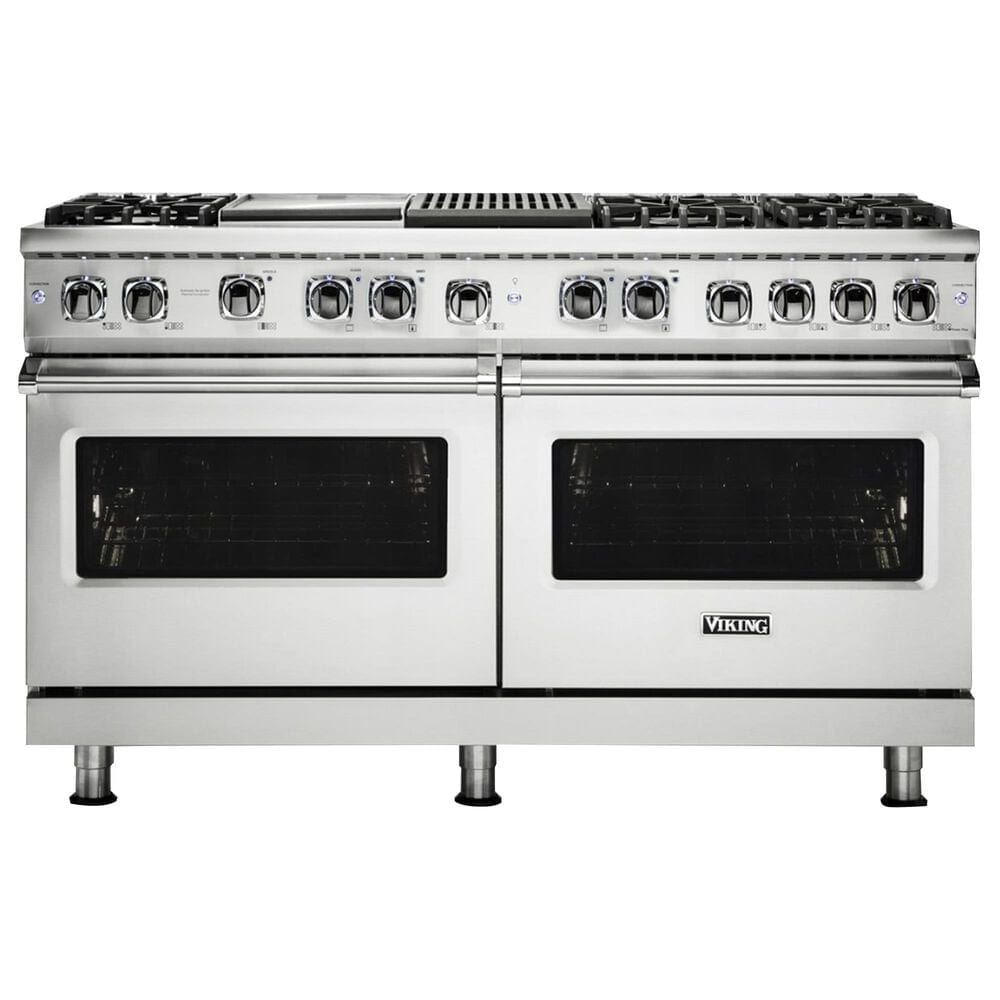 Viking Range 60" Liquid Propane Dual Fuel Range in Stainless Steel, , large