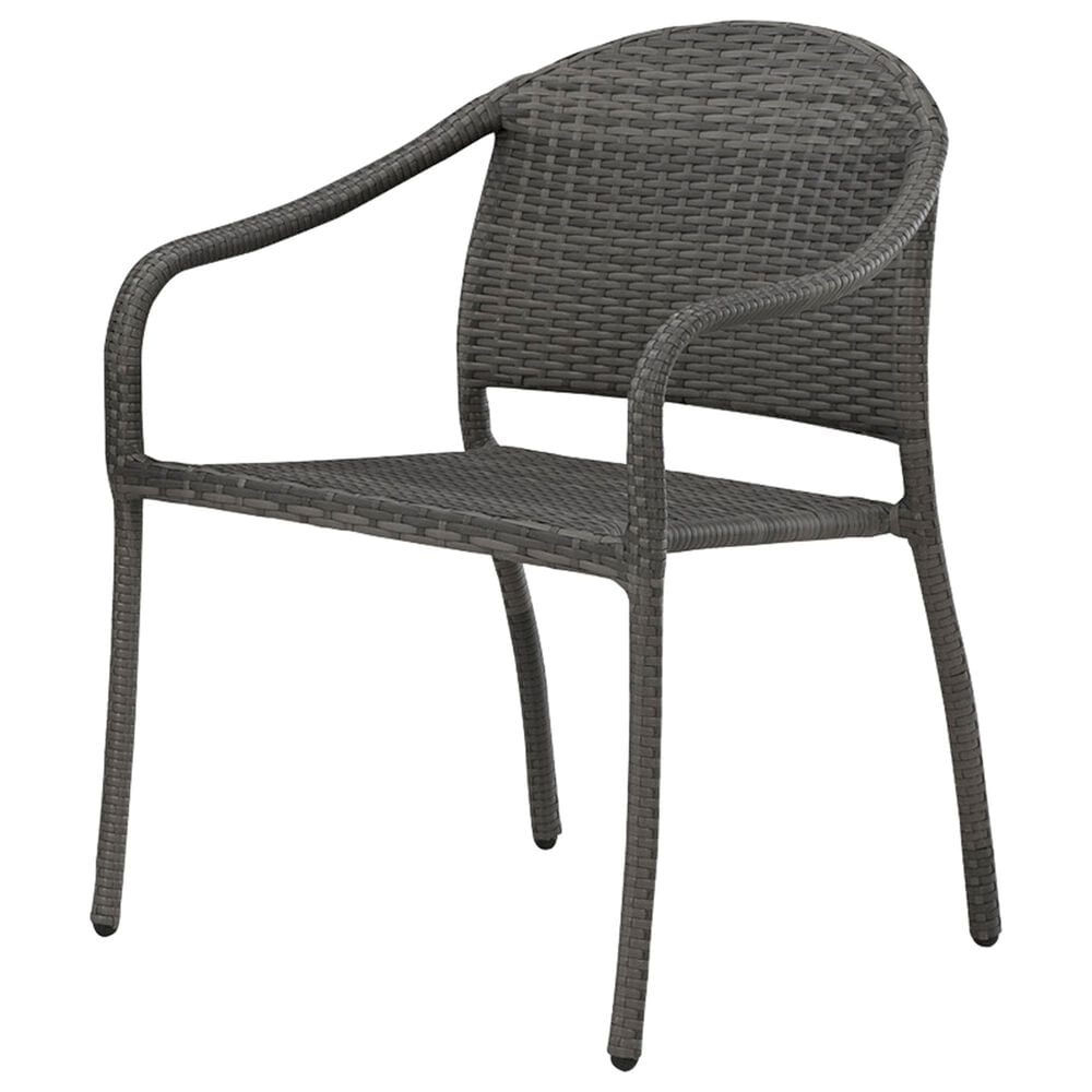 Ashley Mimis Bay 3-Piece Patio Bistro Set in Gray, , large