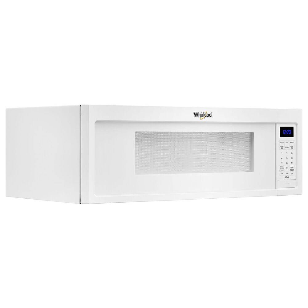 Whirlpool 1.1 Cu. Ft. Over-the-Range Low Profile Microwave Hood Combination in White, , large