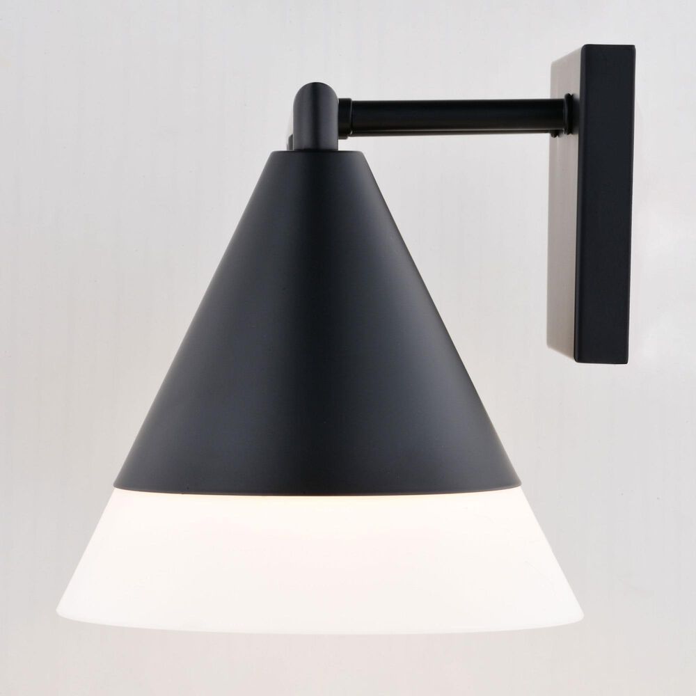 Vaxcel Winthrop 3-Light Bathroom Vanity in Matte Black, , large