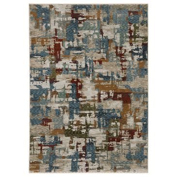 Oriental Weavers Hayden HAY02 7"10" x 10"10" Beige and Multicolor Area Rug, , large