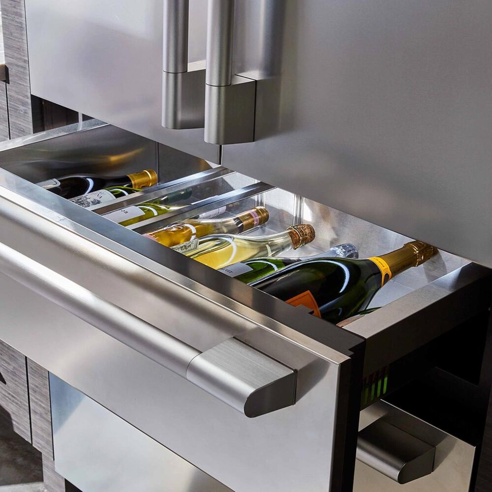 Signature Kitchen Suite 36&quot; Built-In French Door Refrigerator with 2 Drawer Freezer - Panels Sold Separately, , large