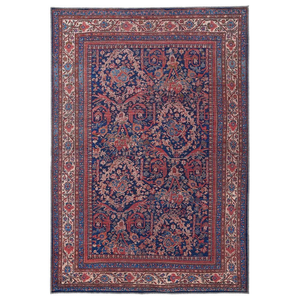 Feizy Rawlins 2" x 3" Navy and Multicolor Area Rug, , large