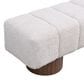 Hearth and Haven 64" Upholstered Dining Bench with Feet Pads in Beige, , large