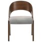 Blue River Cirque and Polly 5-Piece Round Dining Set in Walnut, , large