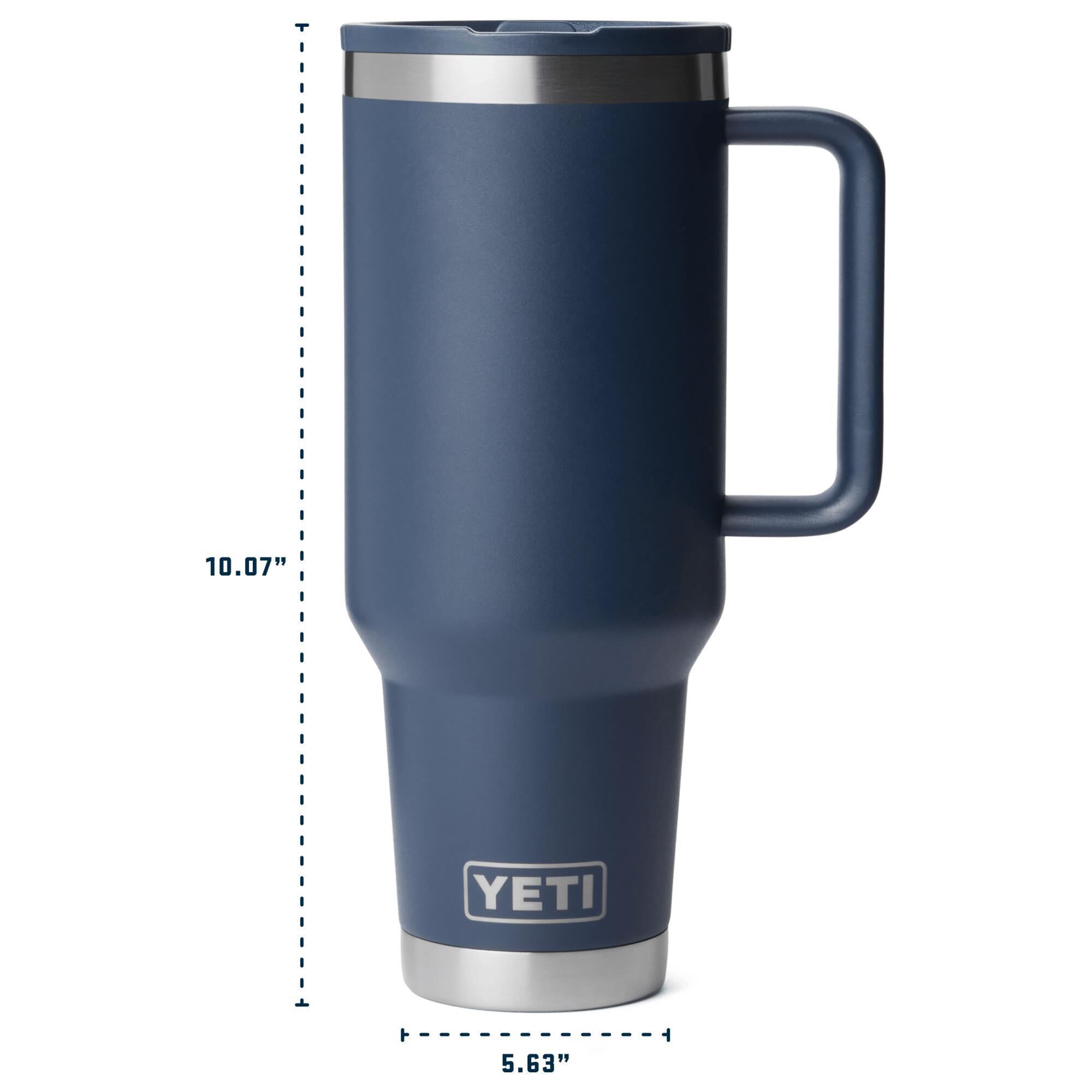 YETI Rambler 40 Oz Travel Straw Mug with Color-Matched Straw Lid