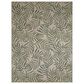 Nourison Garden Oasis GOA01 Ivory and Green 9" x 12" Indoor/Outdoor Area Rug, , large