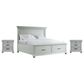 Mayberry Hill Slater Queen Storage Bed with Two Nightstands in Gray, , large
