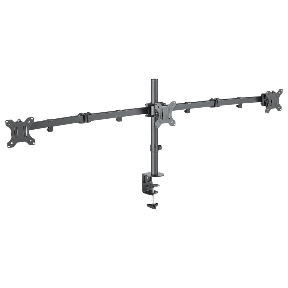 Manhattan LCD Triple Monitor Mount with Center Mount and Double-Link Swing Arms, , large