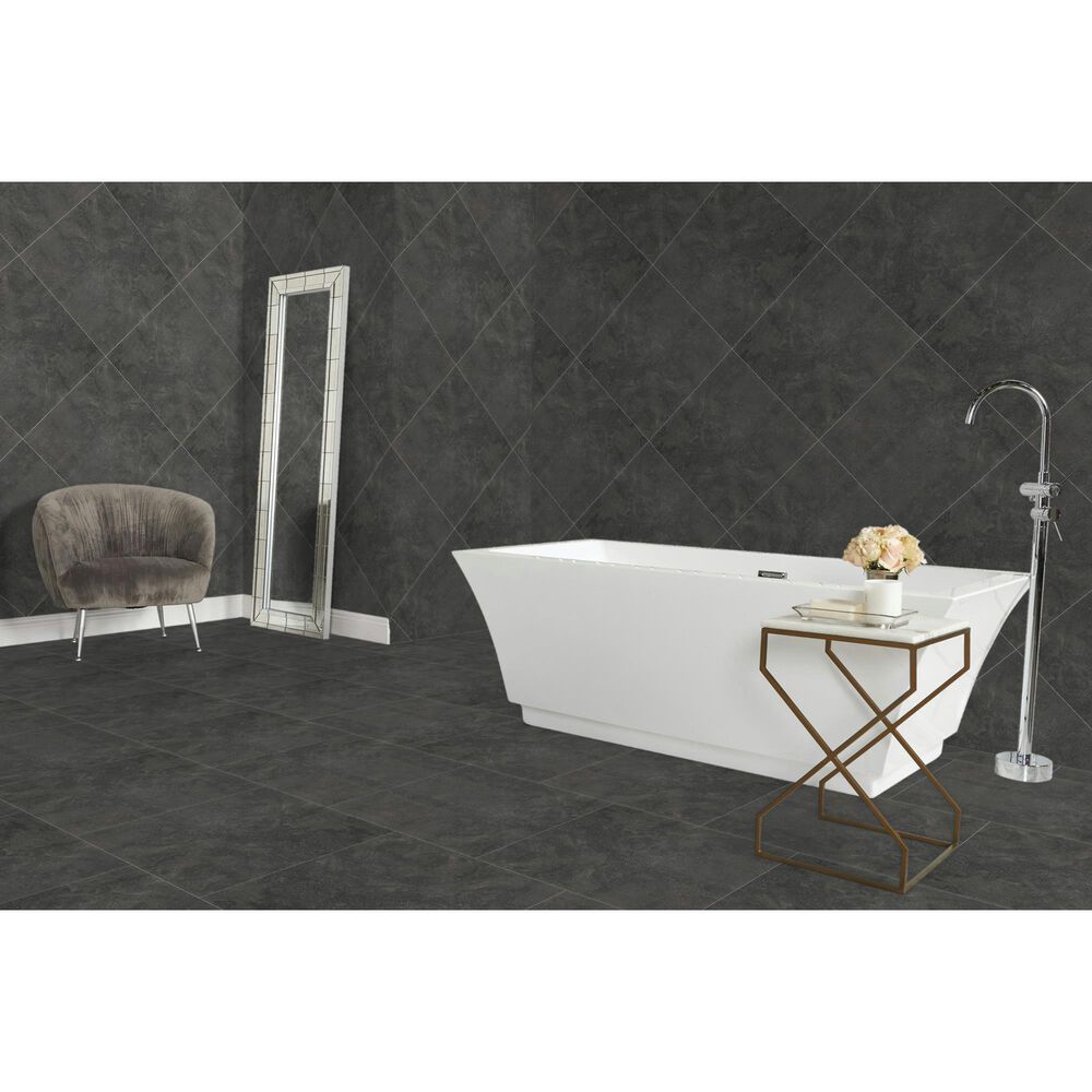 Dal-Tile Haddonstone Velvet Rectangle Cross Cut 12&quot; x 24&quot; Porcelain Tile, , large