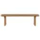 Hearth and Haven 63" Dining Bench with Flared Trouser Legs in Pine, , large