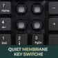 Adesso Wireless 18-Key Numeric Keypad in Black, , large
