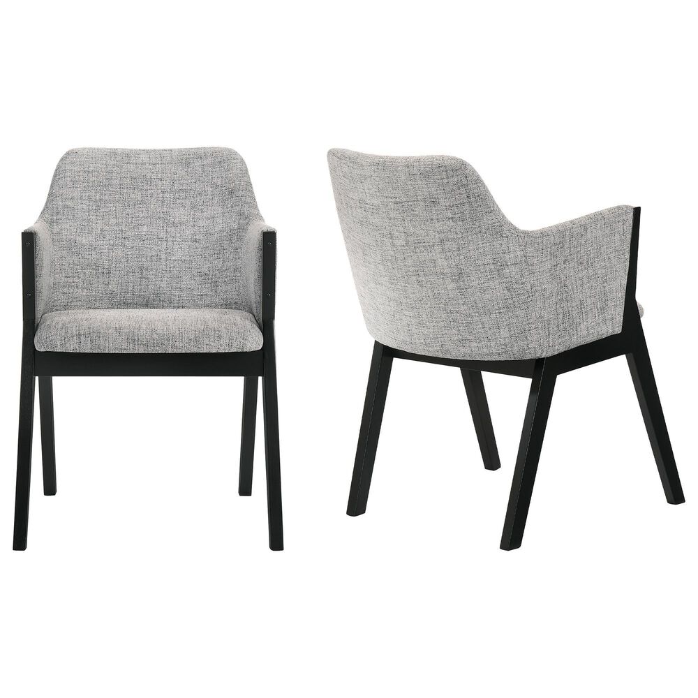 Blue River Renzo Dining Chair in Gray/Black &#40;Set of 2&#41;, , large