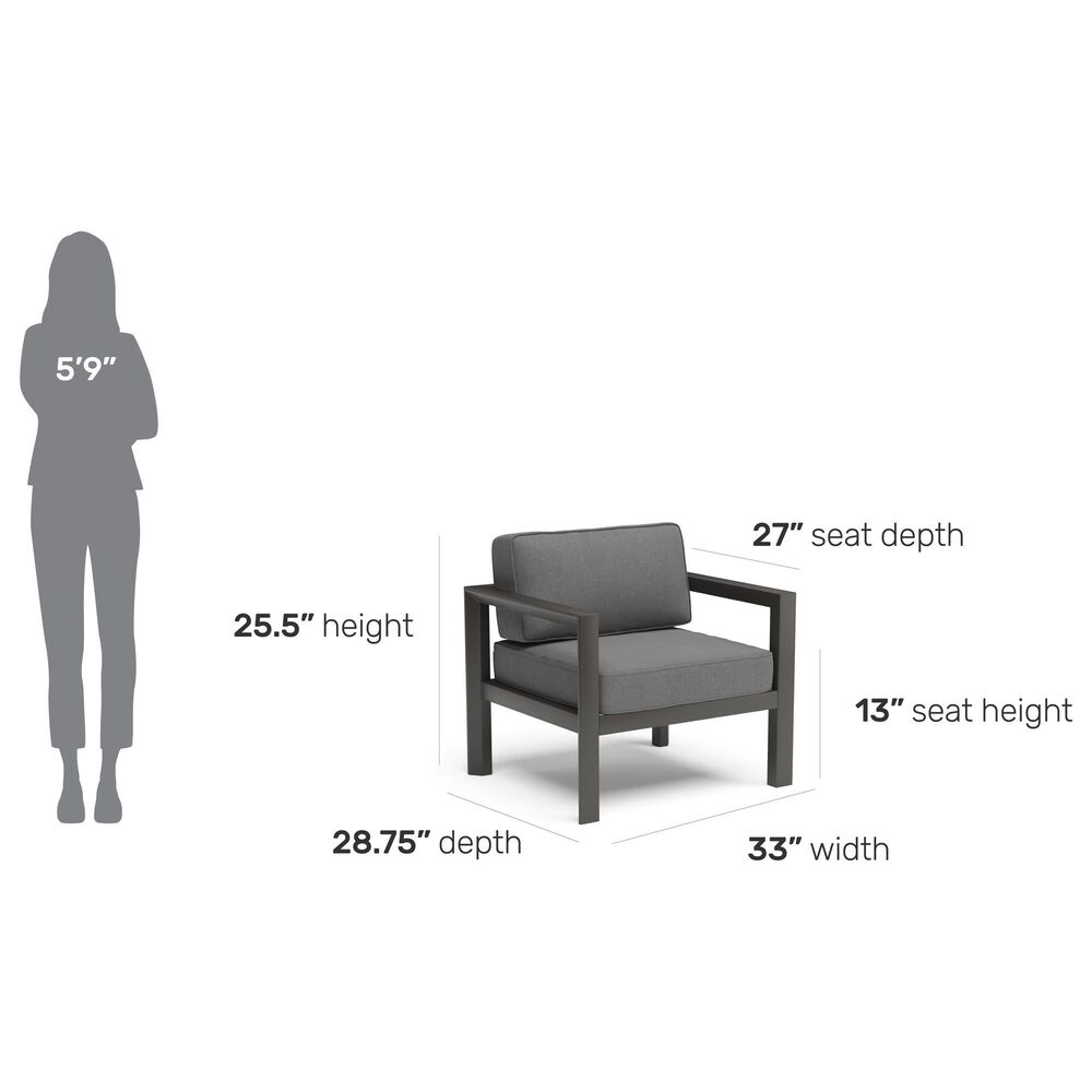 Homestyles Grayton Patio Lounge Chair in Gray, , large