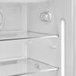 SMEG 9.53 Cu. Ft. Freestanding Refrigerator with Right Hinge in Amber Clay, , large