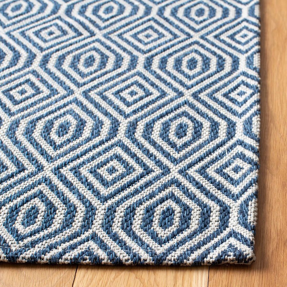 Safavieh Martha Stewart Cotton 4&#39; x 6&#39; Blue and Grey Area Rug, , large