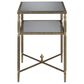 Ashley Cloverty End Table in Aged Gold and Clear, , large